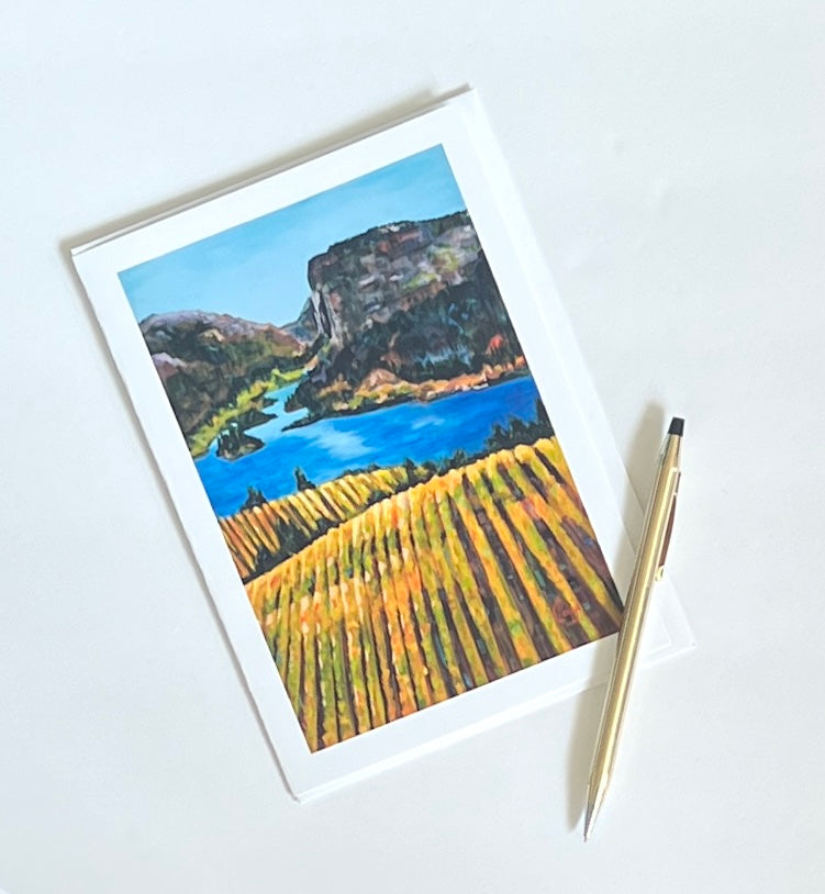 Card - Blue mountain view