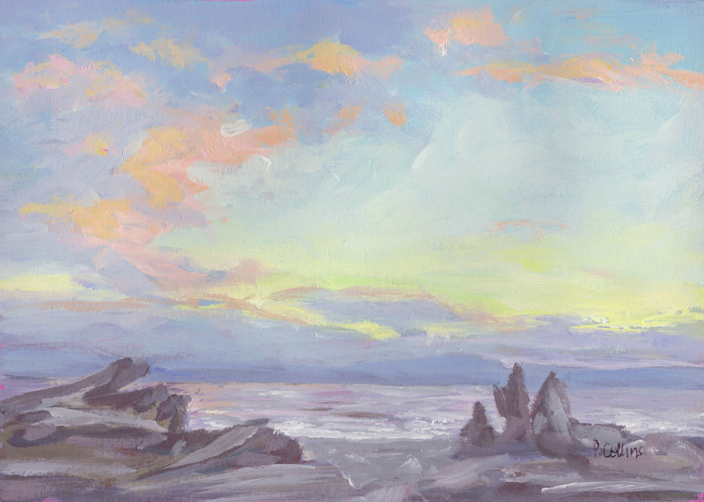 Quick Study- Sunshine coast sunset