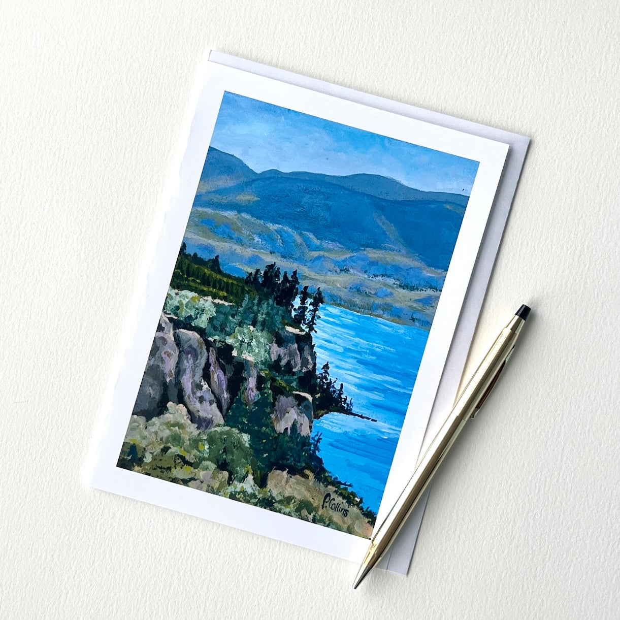 Card - Naramata cliffs