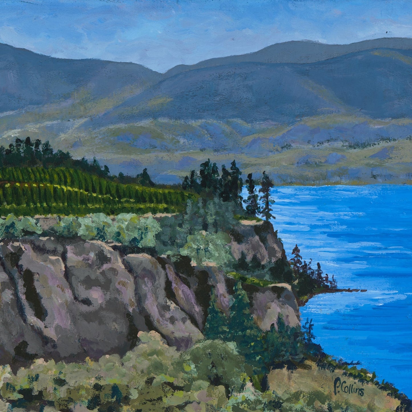Sticker - Naramata cliffs