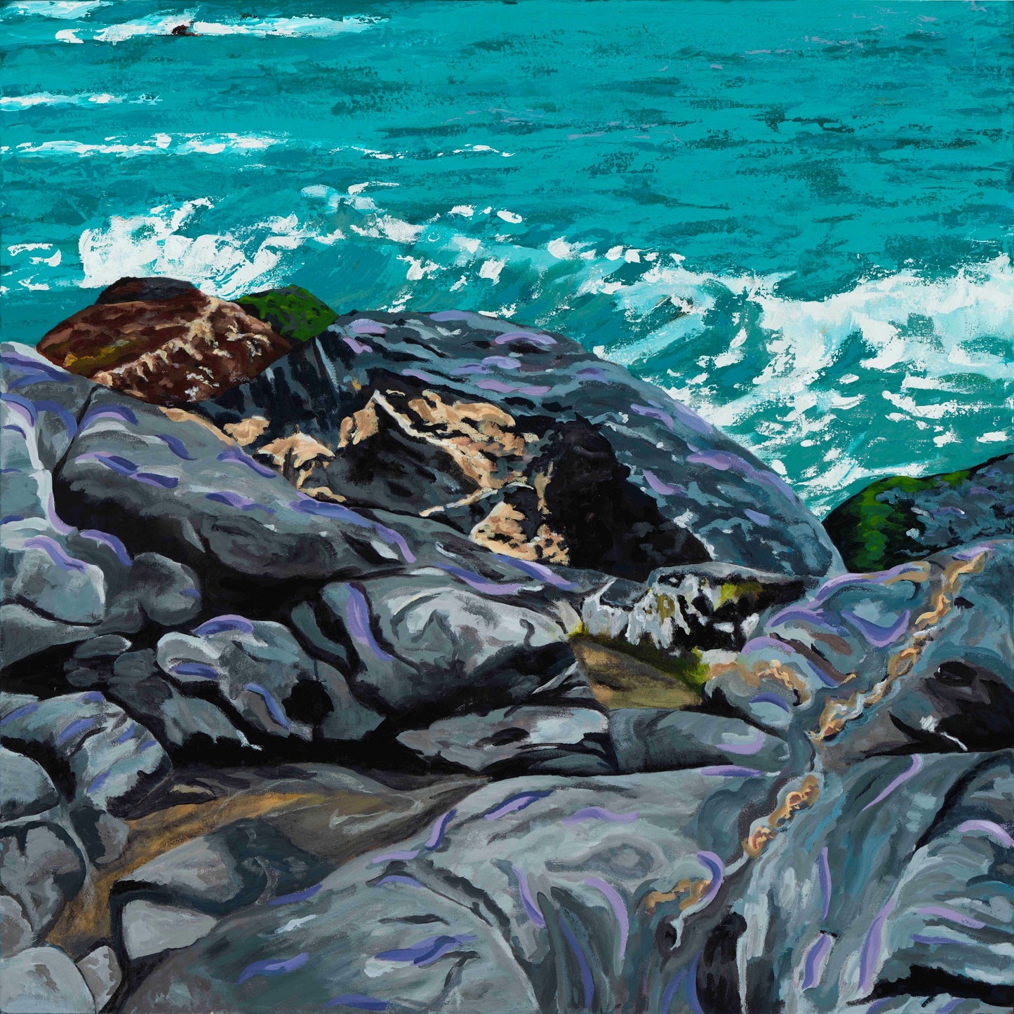 Spanish seas 1 of 2 Diptyck