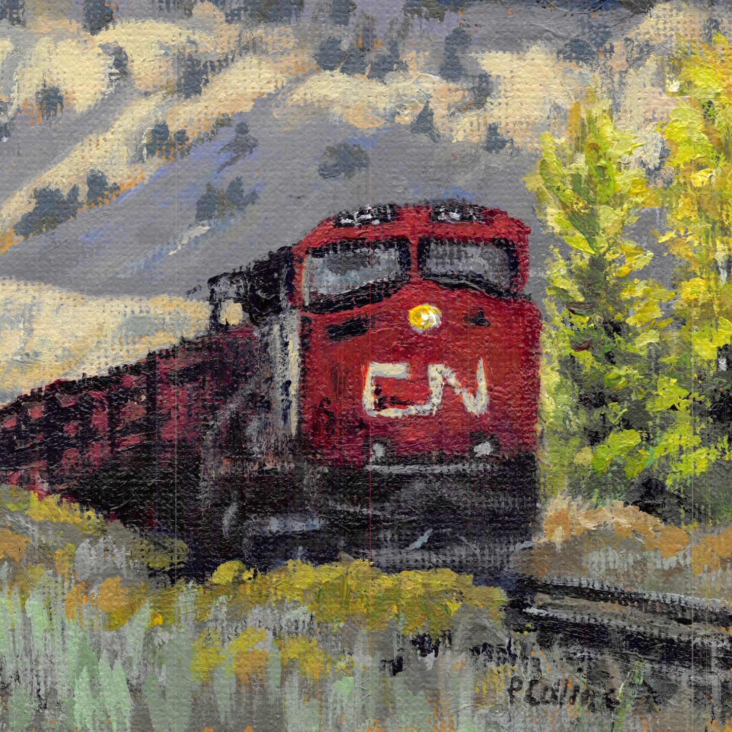 Train at Spences Bridge