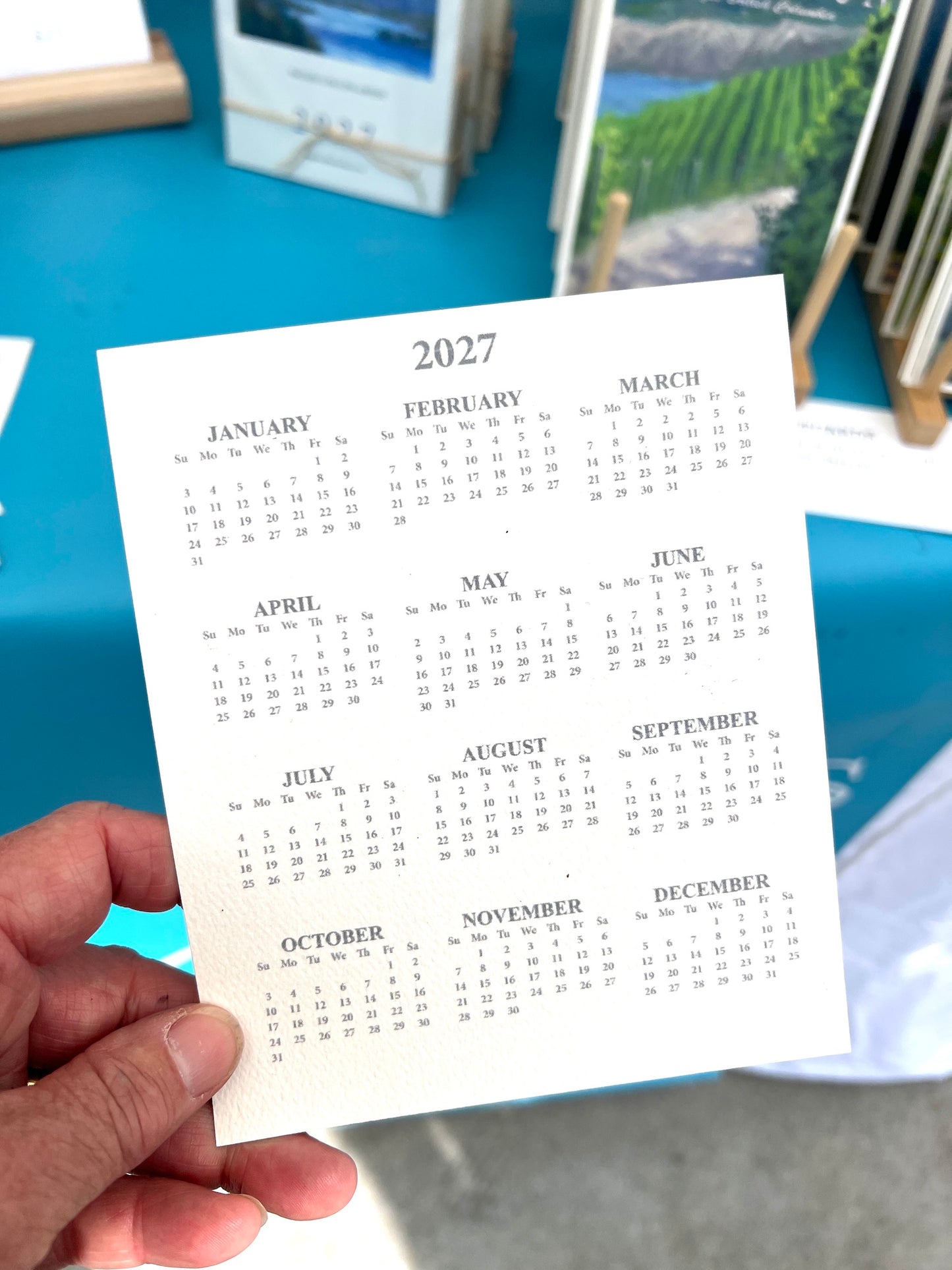 Desk calendar 2026