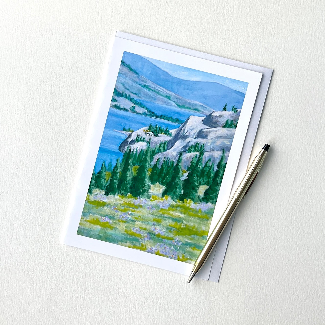 Card - A walk and a view