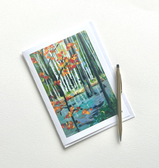 Card - Magical forest
