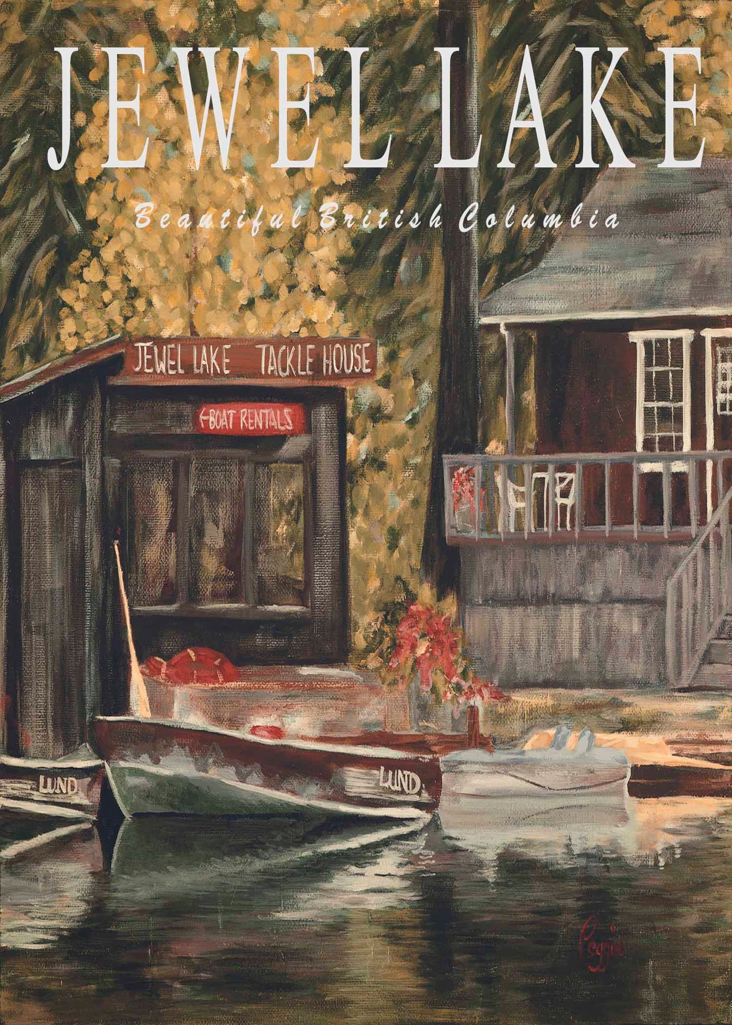 Poster - Jewel Lake Vintage