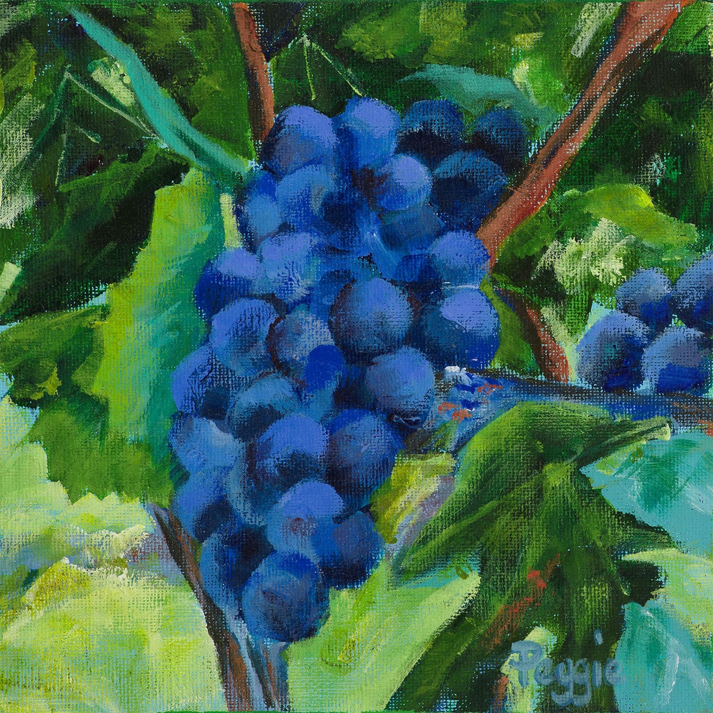 Card - Splendid grapes